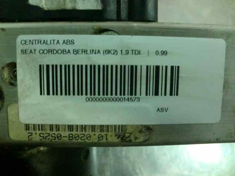 Recambio de centralita abs para seat cordoba berlina (6k2) 1.9 tdi referencia OEM IAM   