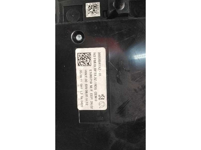 Recambio de mando climatizador para peugeot 508 business line referencia OEM IAM 96656641XZ  