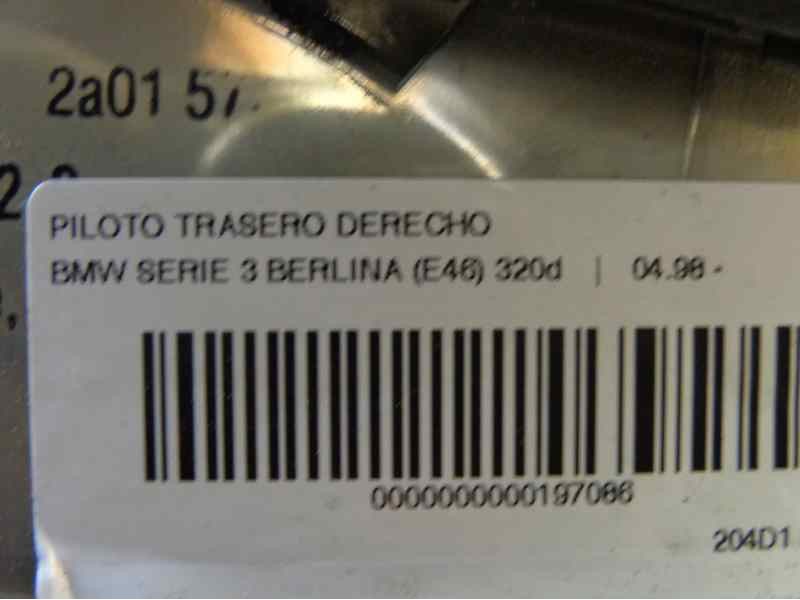 Recambio de piloto trasero derecho para bmw serie 3 berlina (e46) 320d referencia OEM IAM   