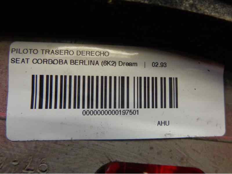 Recambio de piloto trasero derecho para seat cordoba berlina (6k2) dream referencia OEM IAM 6K5945112  
