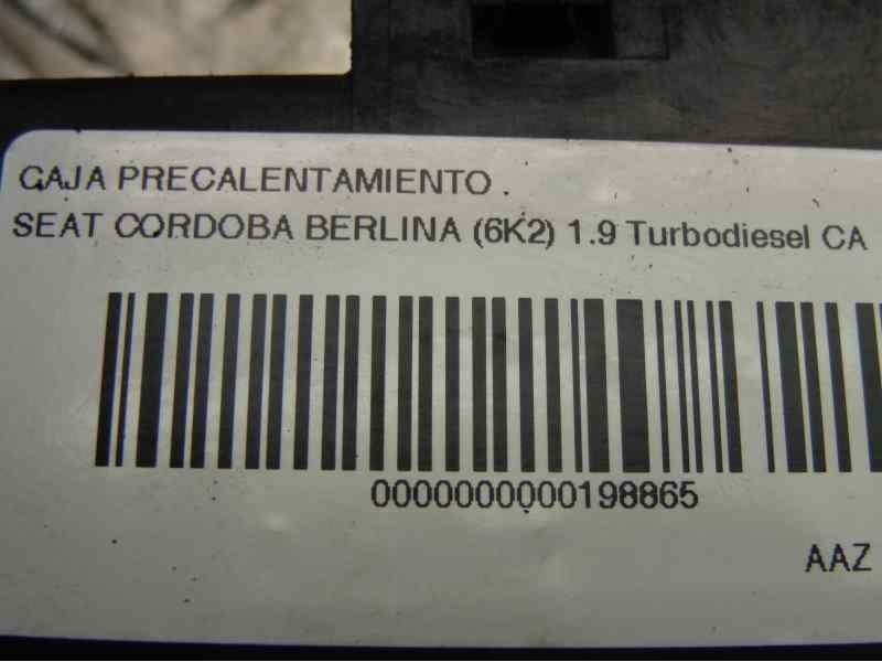 Recambio de caja precalentamiento para seat cordoba berlina (6k2) glx referencia OEM IAM   