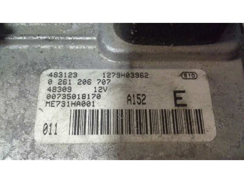 Recambio de centralita motor uce para alfa romeo 147 (190) 2.0 16v cat referencia OEM IAM 0261206707 1279H03962 111571