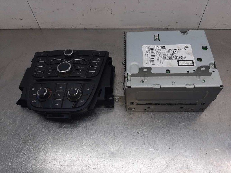 Recambio de sistema audio / radio cd para opel astra j lim. excellence referencia OEM IAM 20983513  