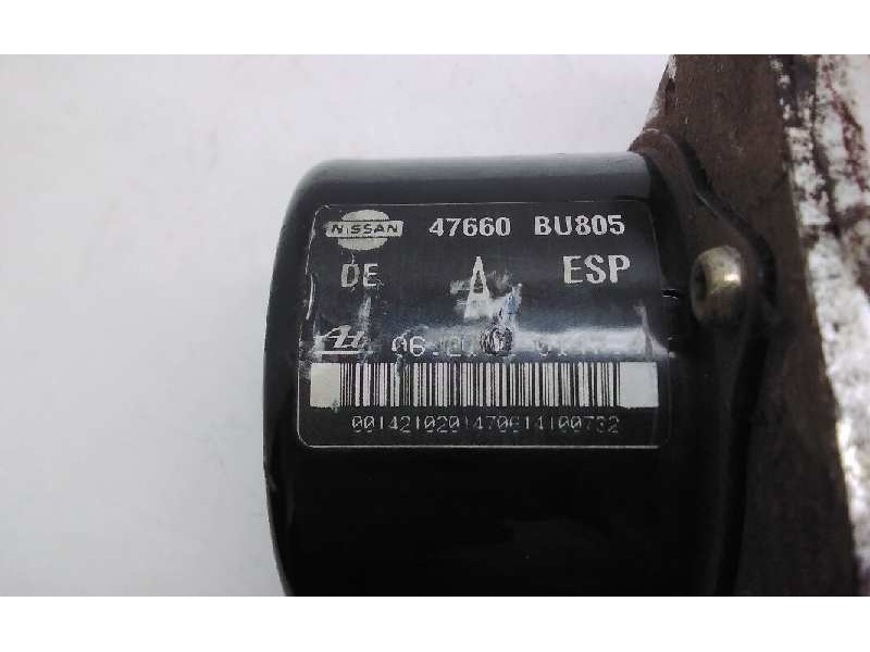 Recambio de centralita abs para nissan qashqai (j10) referencia OEM IAM 47660BU805  