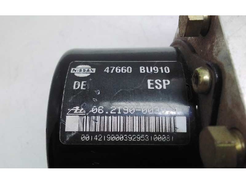 Recambio de centralita abs para nissan qashqai (j10) referencia OEM IAM 47660BU805  