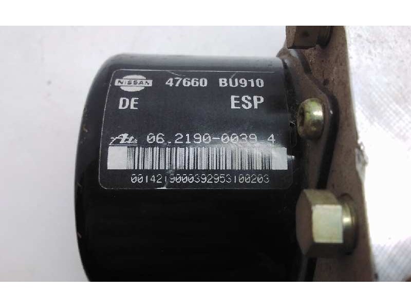 Recambio de centralita abs para nissan qashqai (j10) referencia OEM IAM 47660BU805  