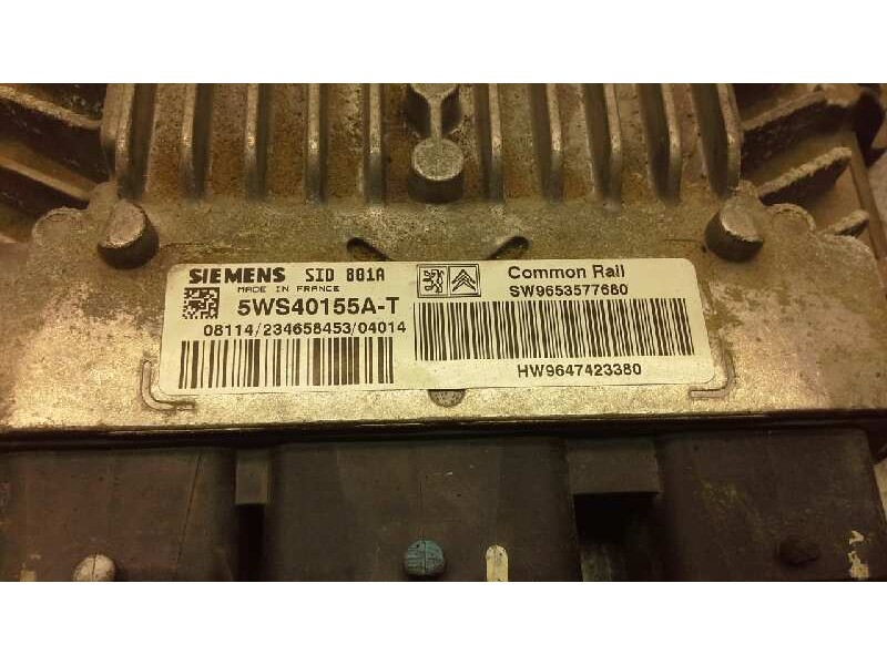 Recambio de centralita motor uce para peugeot partner (s2) combi plus referencia OEM IAM 5WS40155A-T 180 
