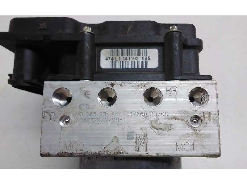 Recambio de centralita abs para nissan almera tino (v10m) referencia OEM IAM 0265231417  