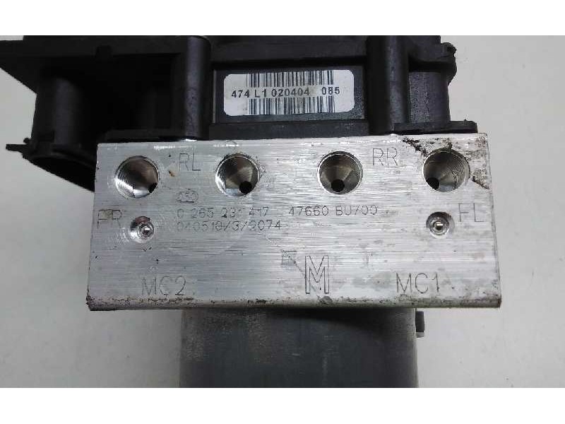 Recambio de centralita abs para nissan almera tino (v10m) referencia OEM IAM 0265231417  