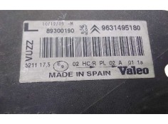Recambio de faro izquierdo para citroen xsara picasso 1.6 exclusive referencia OEM IAM 9631495180   2