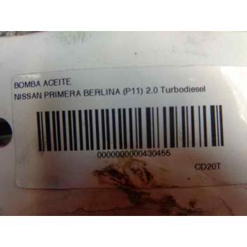 Recambio de bomba aceite para nissan primera berlina (p11) 2.0 turbodiesel cat referencia OEM IAM   
