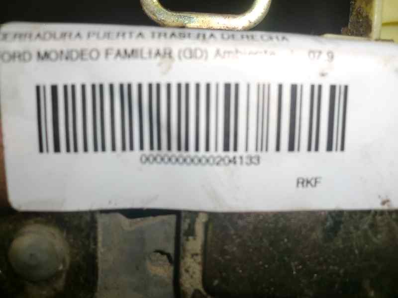 Recambio de cerradura puerta trasera derecha para ford mondeo familiar (gd) ambiente referencia OEM IAM   