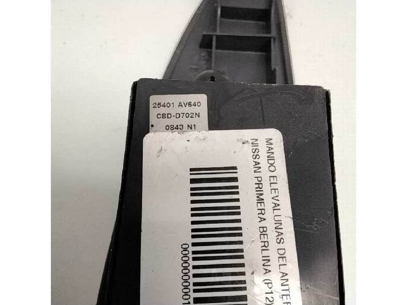 Recambio de mando elevalunas delantero izquierdo para nissan primera berlina (p12) acenta referencia OEM IAM 25401AV640  