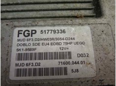 Recambio de centralita motor uce para fiat doblo (119) 1.3 16v jtd active multijet referencia OEM IAM 0051758208 239 