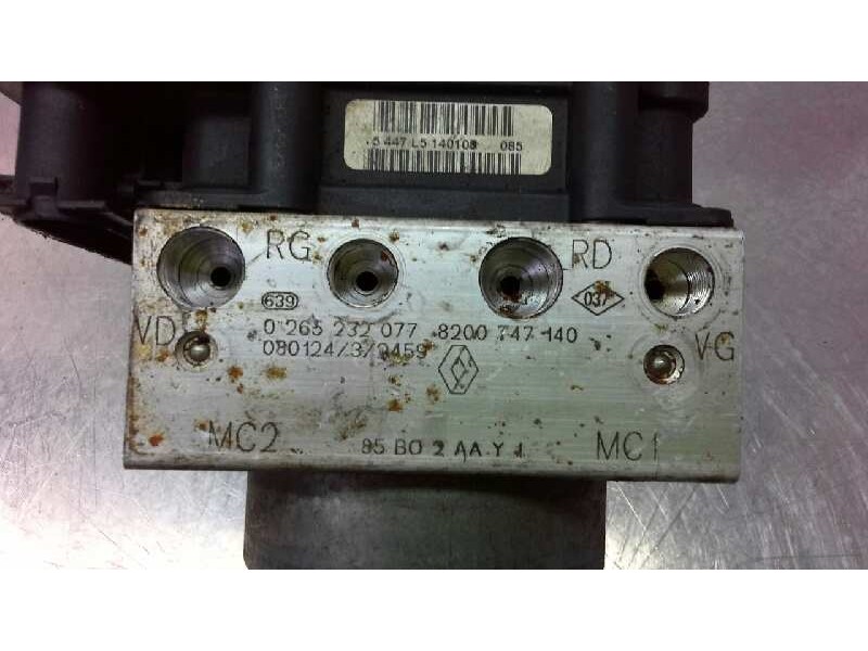 Recambio de centralita abs para renault clio iii 1.5 dci diesel cat referencia OEM IAM 0265232077  