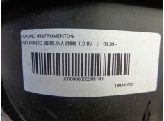 Recambio de cuadro instrumentos para fiat punto berlina (188) 1.2 8v referencia OEM IAM    2