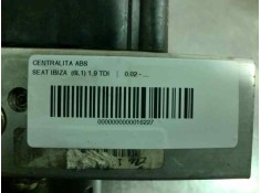 Recambio de centralita abs para seat ibiza (6l1) 1.9 tdi referencia OEM IAM   112887 2