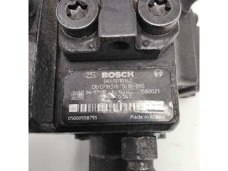 Recambio de bomba inyeccion para chevrolet captiva 2.0 diesel cat referencia OEM IAM 0445010142  