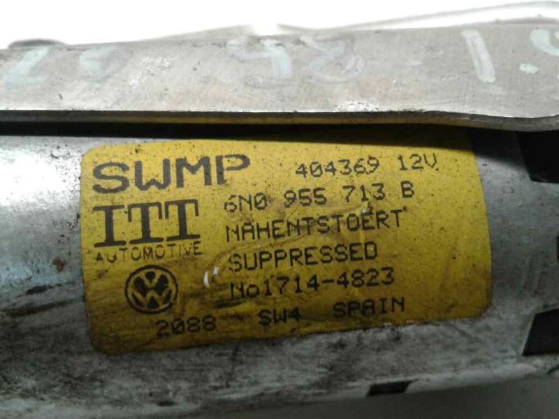 Recambio de motor limpia trasero para volkswagen polo (9n1) 1.2 12v referencia OEM IAM 6N0955713B  112939