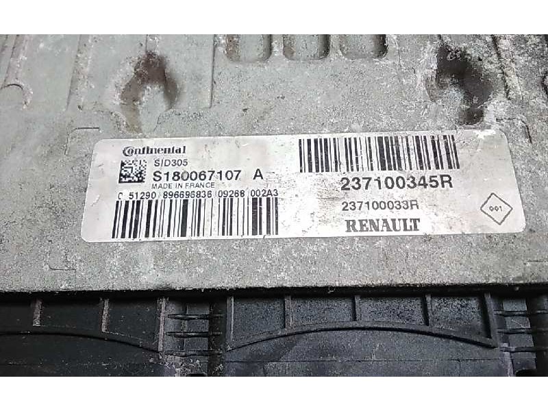 Recambio de centralita motor uce para renault scenic iii dynamique referencia OEM IAM 237100345R  