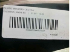 Recambio de piloto trasero central para daewoo lanos se referencia OEM IAM    2