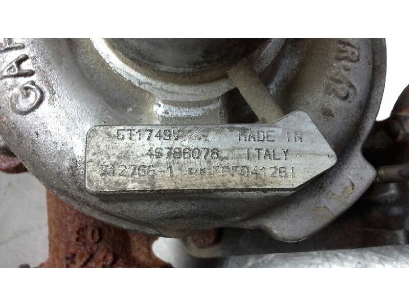 Recambio de turbocompresor para fiat stilo (192) 1.9 jtd / 1.9 jtd 115 active referencia OEM IAM 4S786078 GT1749V 