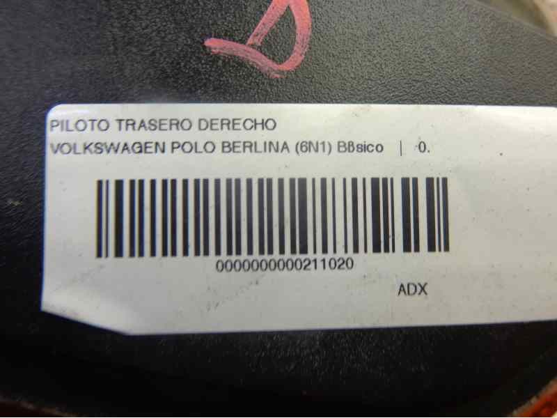 Recambio de piloto trasero derecho para volkswagen polo berlina (6n1) confort referencia OEM IAM 6N0945096  