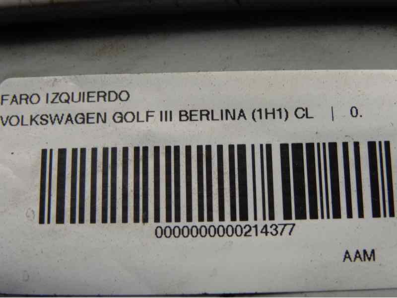 Recambio de faro izquierdo para volkswagen golf iii berlina (1h1) cl referencia OEM IAM 1H6941017AN  