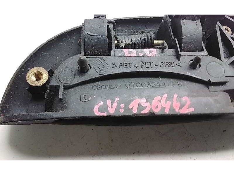 Recambio de maneta exterior delantera derecha para nissan kubistar (x76) 1.5 dci turbodiesel cat referencia OEM IAM 770035447  