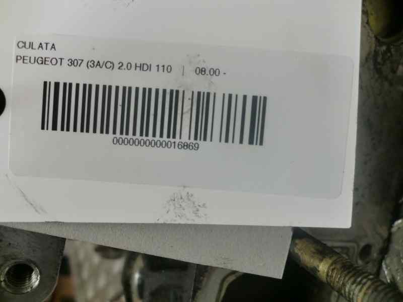 Recambio de culata para peugeot 307 (s1) 2.0 hdi fap cat referencia OEM IAM   113608