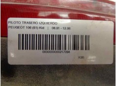 Recambio de piloto trasero izquierdo para peugeot 106 (s1) kid referencia OEM IAM    2