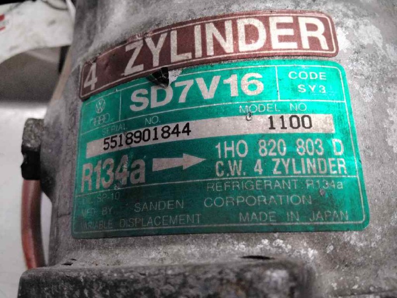 Recambio de compresor aire acondicionado para seat cordoba berlina (6k2) dream referencia OEM IAM 5518901844 SD7V16 