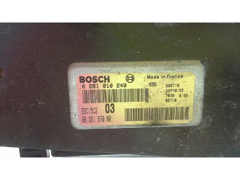 Recambio de centralita motor uce para peugeot 307 (s1) xs referencia OEM IAM 0281010248 262 