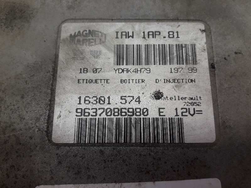 Recambio de centralita motor uce para peugeot 206 berlina xr referencia OEM IAM 9637086980 300 