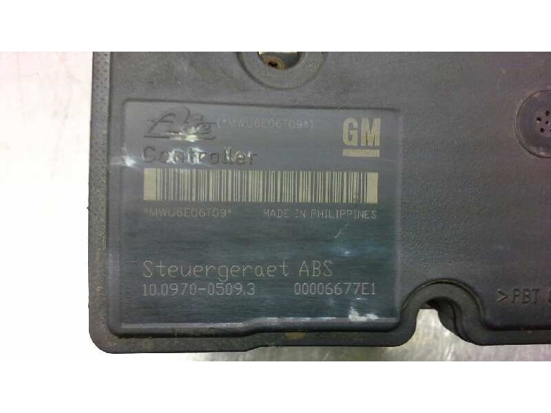 Recambio de centralita abs para opel astra h ber. 1.7 16v cdti referencia OEM IAM   