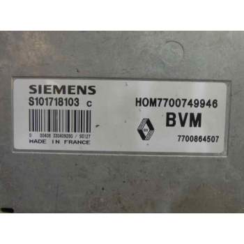 Recambio de centralita motor uce para renault 19 (b/c/l53) referencia OEM IAM S101718103C HOM7700749946 7700864507