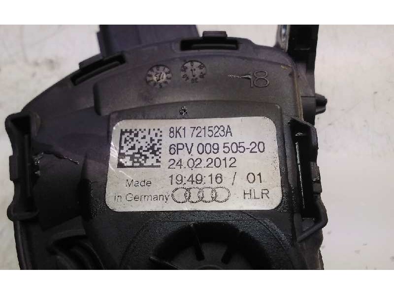 Recambio de potenciometro pedal para audi q5 (8r) 2.0 tdi (125kw) referencia OEM IAM 8K1721523A  