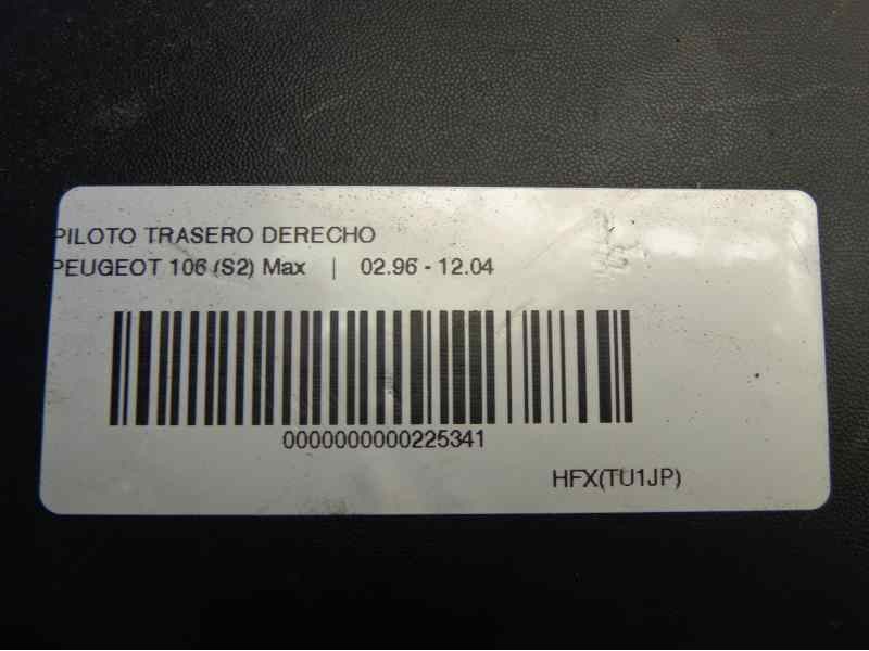 Recambio de piloto trasero derecho para peugeot 106 (s2) max referencia OEM IAM 6351G6  