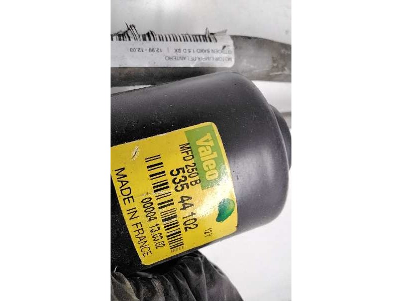 Recambio de motor limpia delantero para citroen saxo 1.5 d sx referencia OEM IAM 53544102  