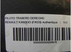 Recambio de piloto trasero derecho para renault kangoo (f/kc0) 1.5 dci diesel referencia OEM IAM    2
