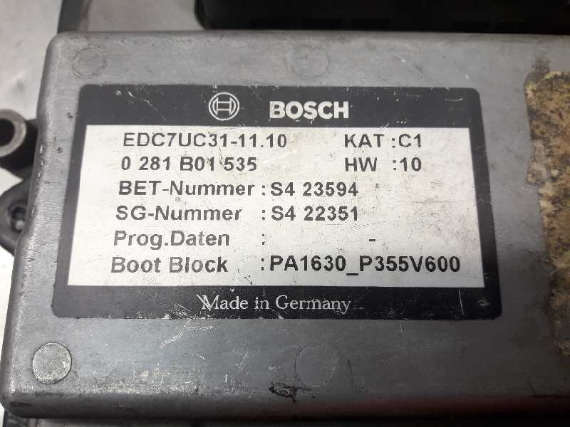 Recambio de centralita motor uce para iveco cursor at260s35y ps referencia OEM IAM EDC7UC31-11.10 383 0281B01535
