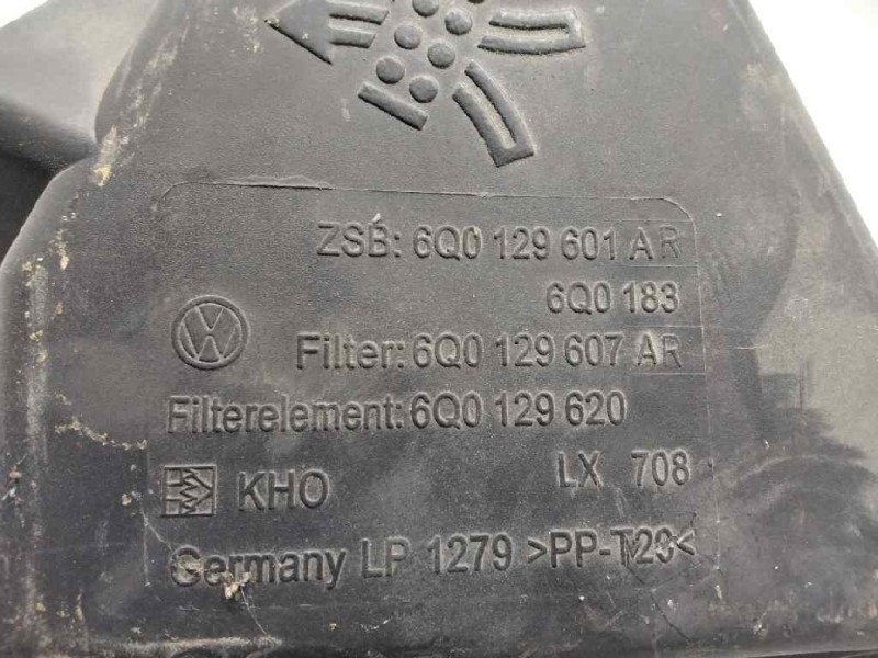 Recambio de caja filtro de aire para seat ibiza sc (6j1) reference referencia OEM IAM 6Q0129601  