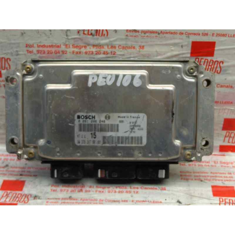 Recambio de centralita motor uce para peugeot 106 (s2) kid referencia OEM IAM 0261206246 9637838780 