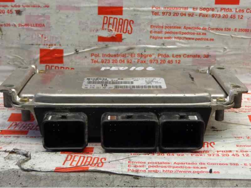 Recambio de centralita motor uce para peugeot 106 (s2) kid referencia OEM IAM 0261206246 9637838780 