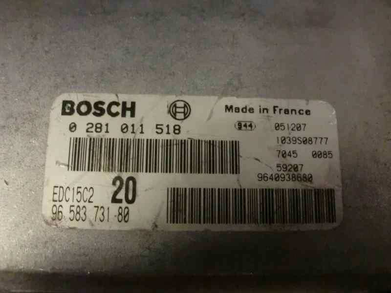 Recambio de centralita motor uce para citroen xsara picasso 2.0 hdi cat (rhy / dw10td) referencia OEM IAM 0281011518 328 114480