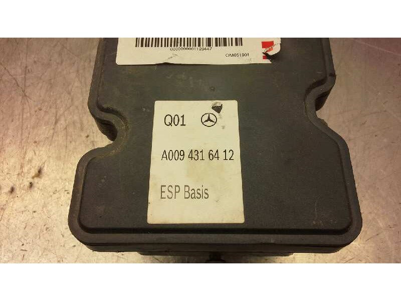 Recambio de centralita abs para mercedes clase a (w176) a 180 cdi blueefficiency (176.000) referencia OEM IAM A0094316412  