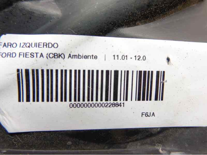 Recambio de faro izquierdo para ford fiesta (cbk) ambiente referencia OEM IAM 1320349  