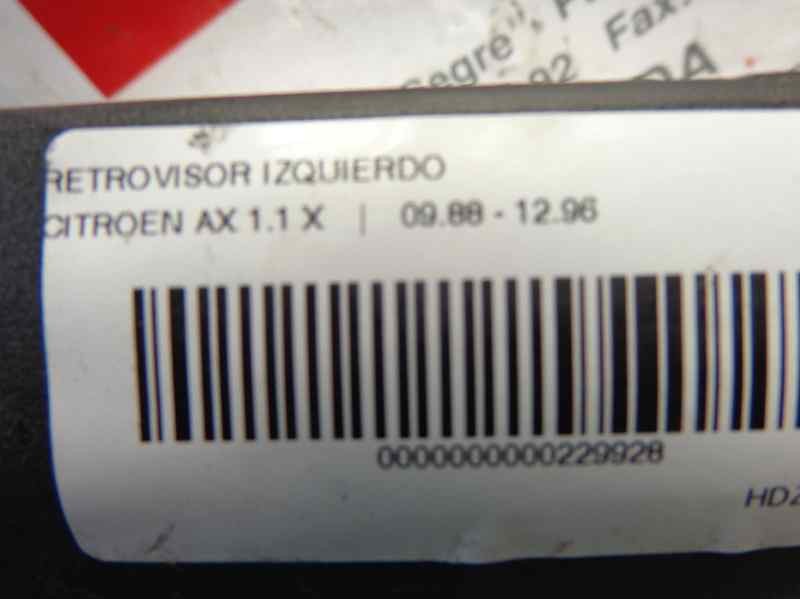 Recambio de retrovisor izquierdo para citroen ax 1.1 x referencia OEM IAM 95619662  