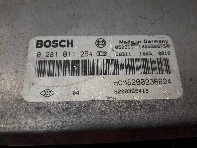 Recambio de centralita motor uce para renault master combi desde ´98 2.5 diesel referencia OEM IAM 0281011254 379 