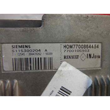 Recambio de centralita motor uce para renault megane i classic (la0) 1.6e alize referencia OEM IAM S115300204A HOM7700864454 770